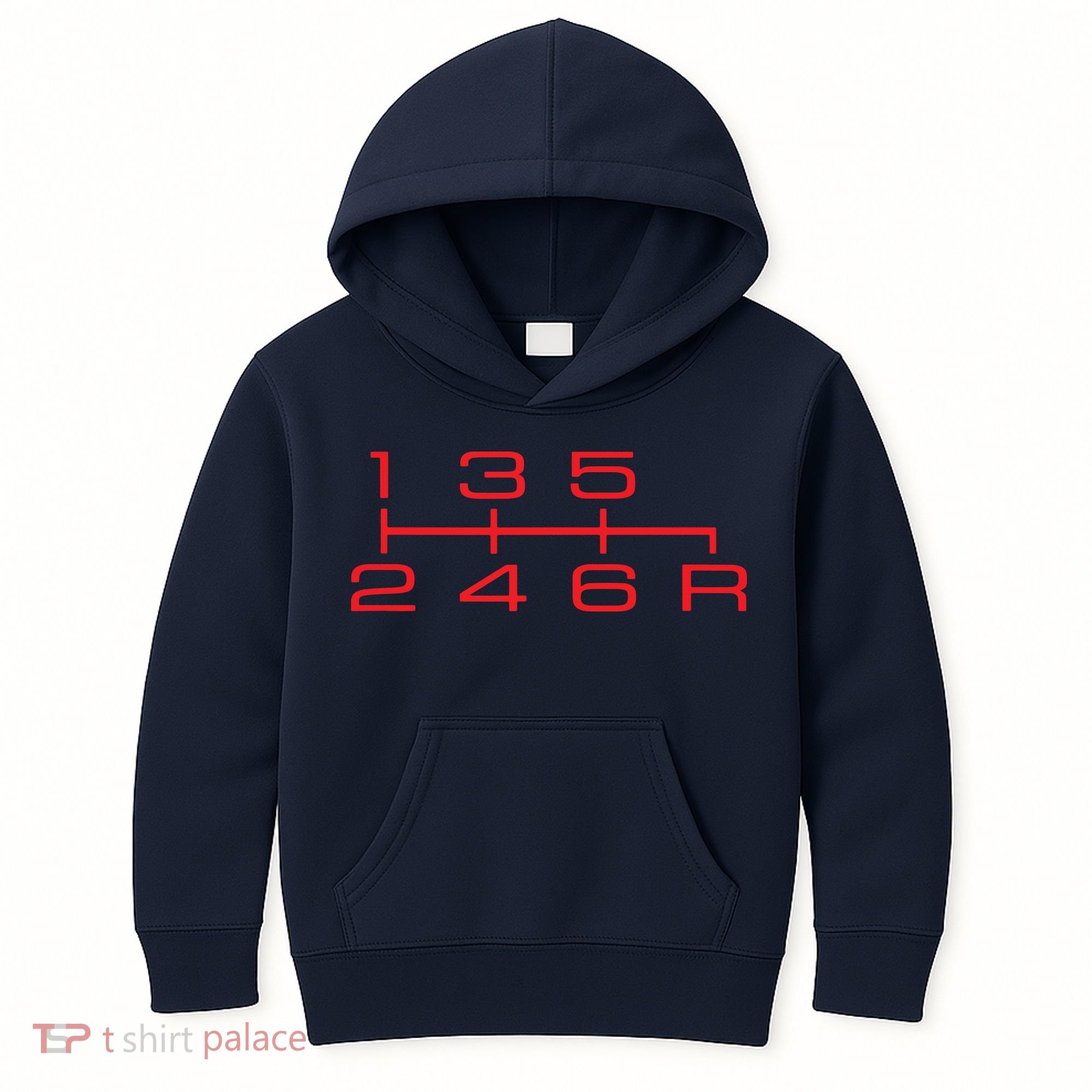 6 Speed Shift Knob Shirts Manual Car Lover Kids Hoodie