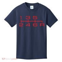 6 Speed Shift Knob Shirts Manual Car Lover Kids T-Shirt thumb 0