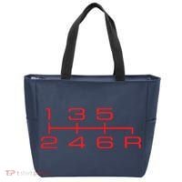 6 Speed Shift Knob Shirts Manual Car Lover Tote Bag thumb 0
