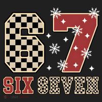 67 Six Seven Number Meme Funny Festive Christmas Women's Sweatshirt thumb 2