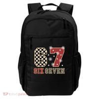 67 Six Seven Number Meme Funny Festive Christmas Backpack thumb 0
