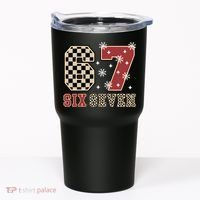 67 Six Seven Number Meme Funny Festive Christmas Tumbler thumb 0