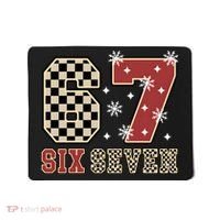 67 Six Seven Number Meme Funny Festive Christmas Mousepad thumb 0