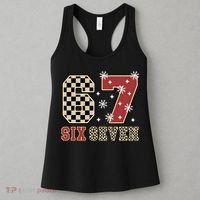 67 Six Seven Number Meme Funny Festive Christmas Women's Tank Top thumb 3