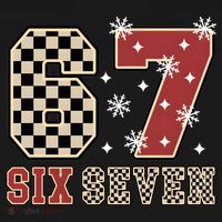 67 Six Seven Number Meme Funny Festive Christmas Women's Tank Top thumb 5