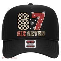 67 Six Seven Number Meme Funny Festive Christmas Hat thumb 0