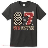 67 Six Seven Number Meme Funny Festive Christmas T-Shirt thumb 0