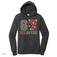 67 Six Seven Number Meme Funny Festive Christmas Women's Hoodie thumb 0