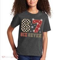 67 Six Seven Number Meme Funny Festive Christmas Kids T-Shirt thumb 2