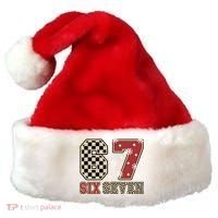 67 Six Seven Number Meme Funny Festive Christmas Santa Hat thumb 0