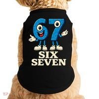 67 Six Seven 6-7 Meme Italian Brainrot Gaming Doggie Tank thumb 0