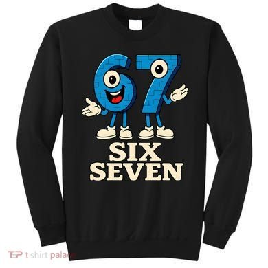 67 Six Seven 6-7 Meme Italian Brainrot Gaming Sweatshirt