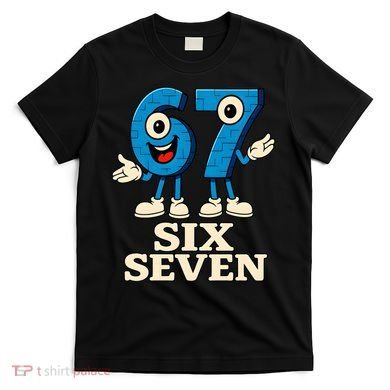 67 Six Seven 6-7 Meme Italian Brainrot Gaming T-Shirt