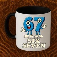 67 Six Seven 6-7 Meme Italian Brainrot Gaming Coffee Mug thumb 2
