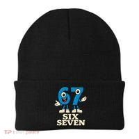 67 Six Seven 6-7 Meme Italian Brainrot Gaming Beanie thumb 0