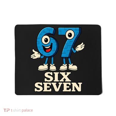 67 Six Seven 6-7 Meme Italian Brainrot Gaming Mousepad