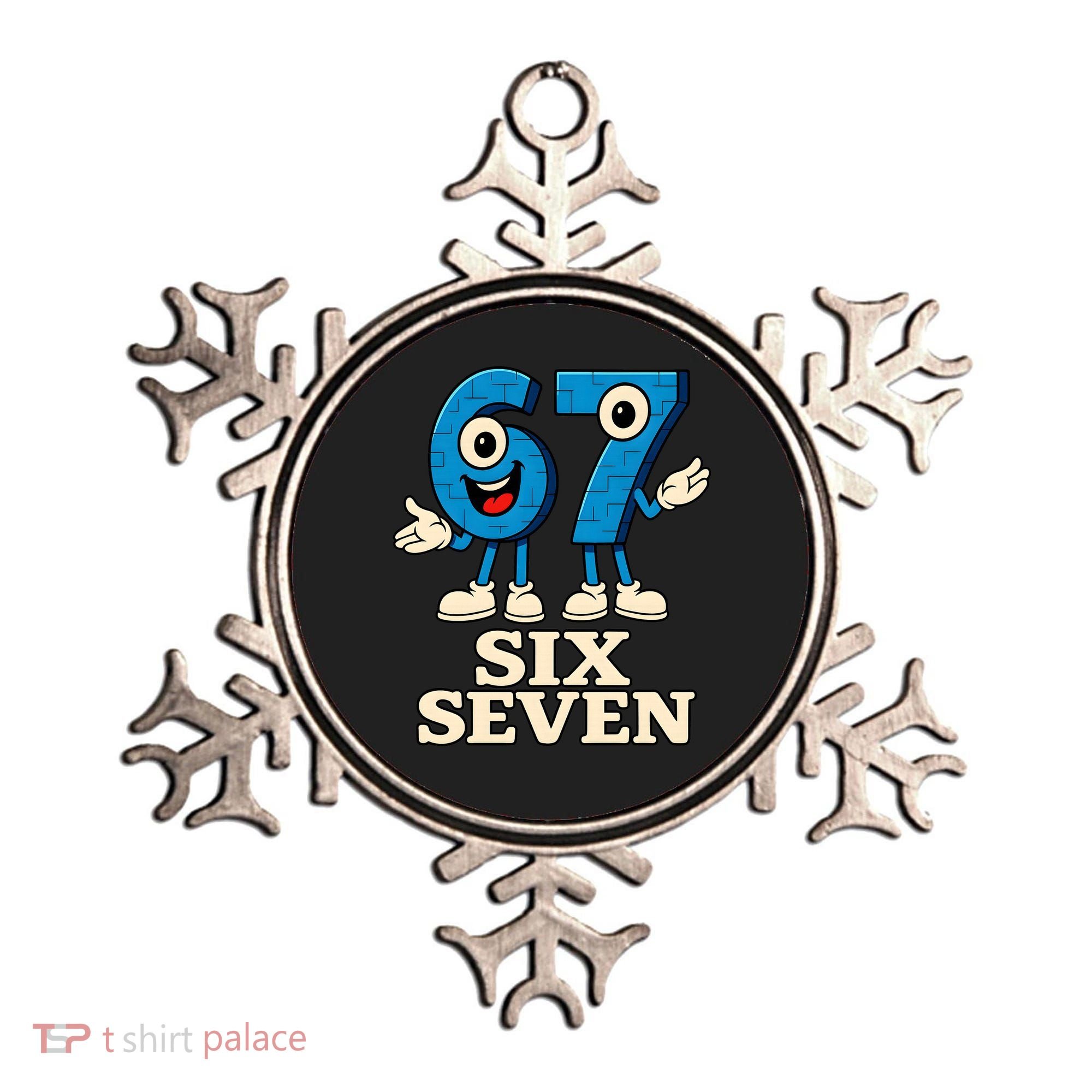 67 Six Seven 6-7 Meme Italian Brainrot Gaming Ornament