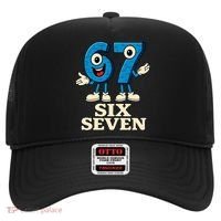 67 Six Seven 6-7 Meme Italian Brainrot Gaming Hat thumb 0
