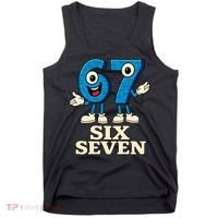 67 Six Seven 6-7 Meme Italian Brainrot Gaming Tank Top thumb 0