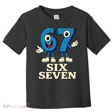 67 Six Seven 6-7 Meme Italian Brainrot Gaming Toddler T-Shirt
