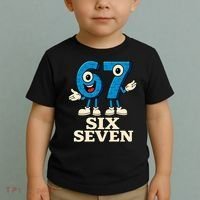 67 Six Seven 6-7 Meme Italian Brainrot Gaming Toddler T-Shirt thumb 2