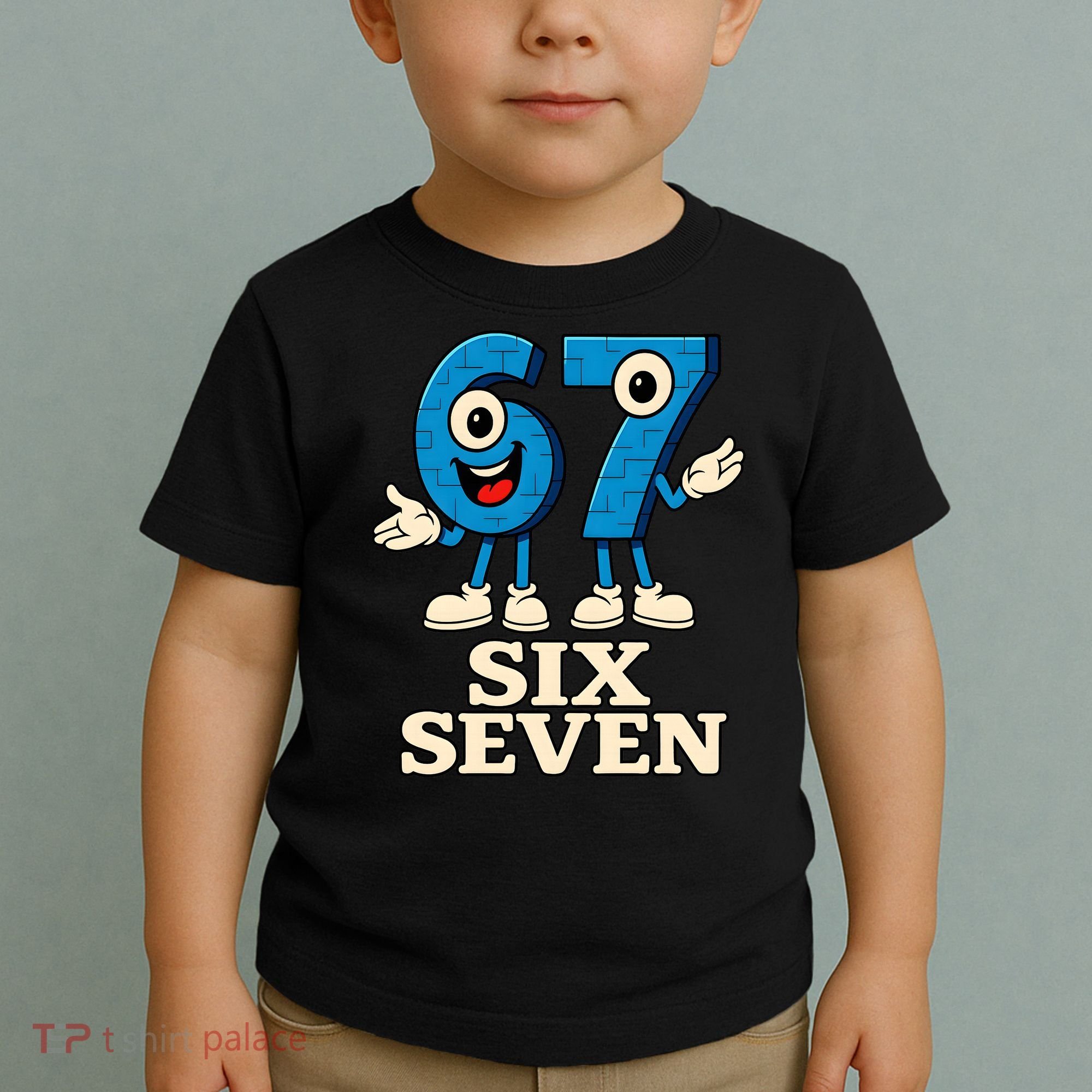 67 Six Seven 6-7 Meme Italian Brainrot Gaming Toddler T-Shirt