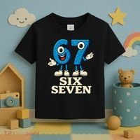 67 Six Seven 6-7 Meme Italian Brainrot Gaming Toddler T-Shirt thumb 3