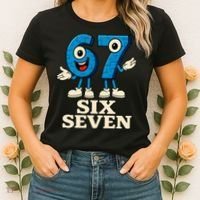 67 Six Seven 6-7 Meme Italian Brainrot Gaming Women's T-Shirt thumb 2