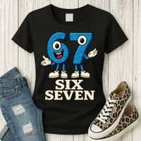 67 Six Seven 6-7 Meme Italian Brainrot Gaming Women's T-Shirt thumb 3