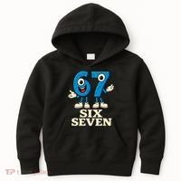 67 Six Seven 6-7 Meme Italian Brainrot Gaming Kids Hoodie thumb 0
