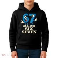 67 Six Seven 6-7 Meme Italian Brainrot Gaming Kids Hoodie thumb 4