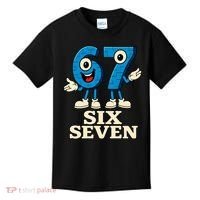 67 Six Seven 6-7 Meme Italian Brainrot Gaming Kids T-Shirt thumb 0