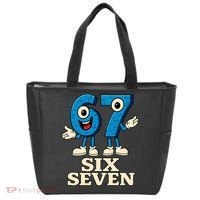 67 Six Seven 6-7 Meme Italian Brainrot Gaming Tote Bag thumb 0