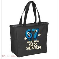 67 Six Seven 6-7 Meme Italian Brainrot Gaming Tote Bag thumb 2