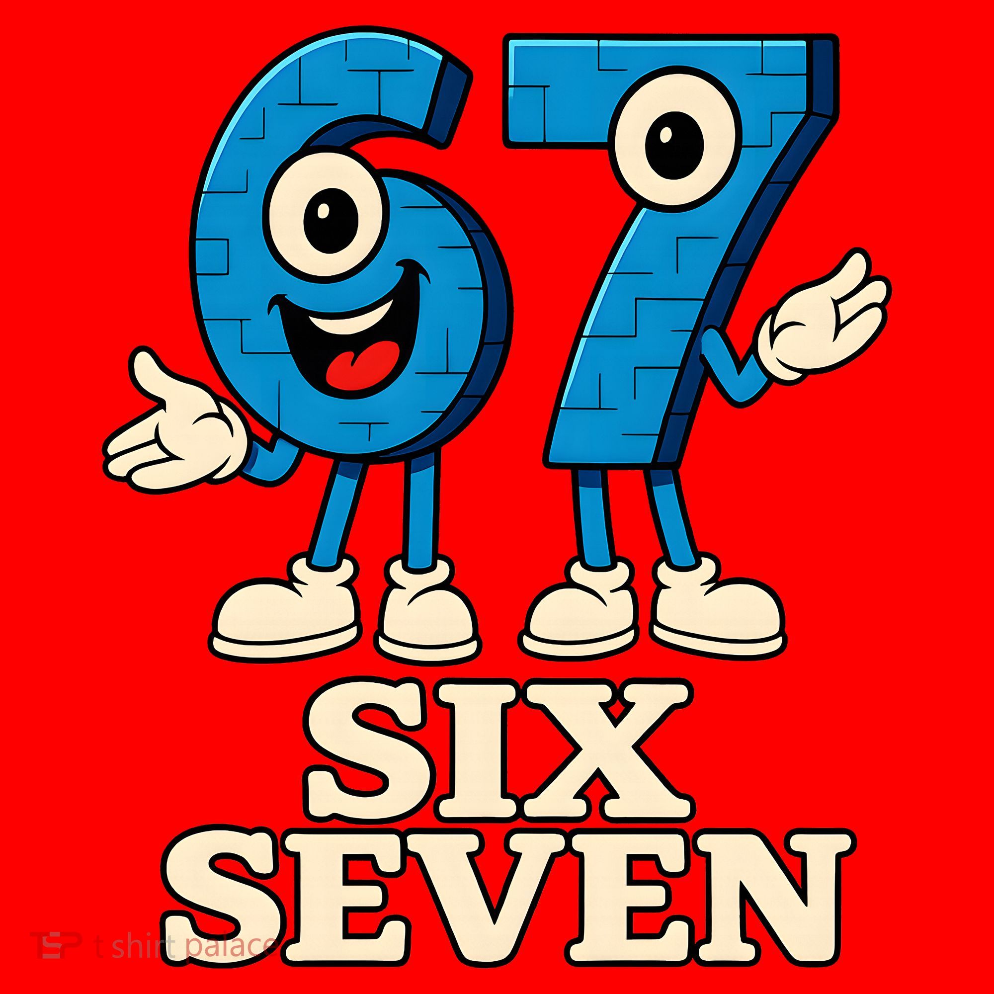 67 Six Seven 6-7 Meme Italian Brainrot Gaming Santa Hat