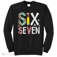 67 Six Seven 6 7 Meme For Teachers Sweatshirt thumb 0