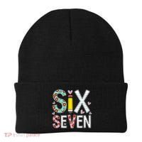 67 Six Seven 6 7 Meme For Teachers Beanie thumb 0