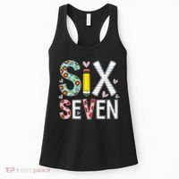 67 Six Seven 6 7 Meme For Teachers Women's Tank Top thumb 0