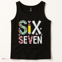 67 Six Seven 6 7 Meme For Teachers Tank Top thumb 2