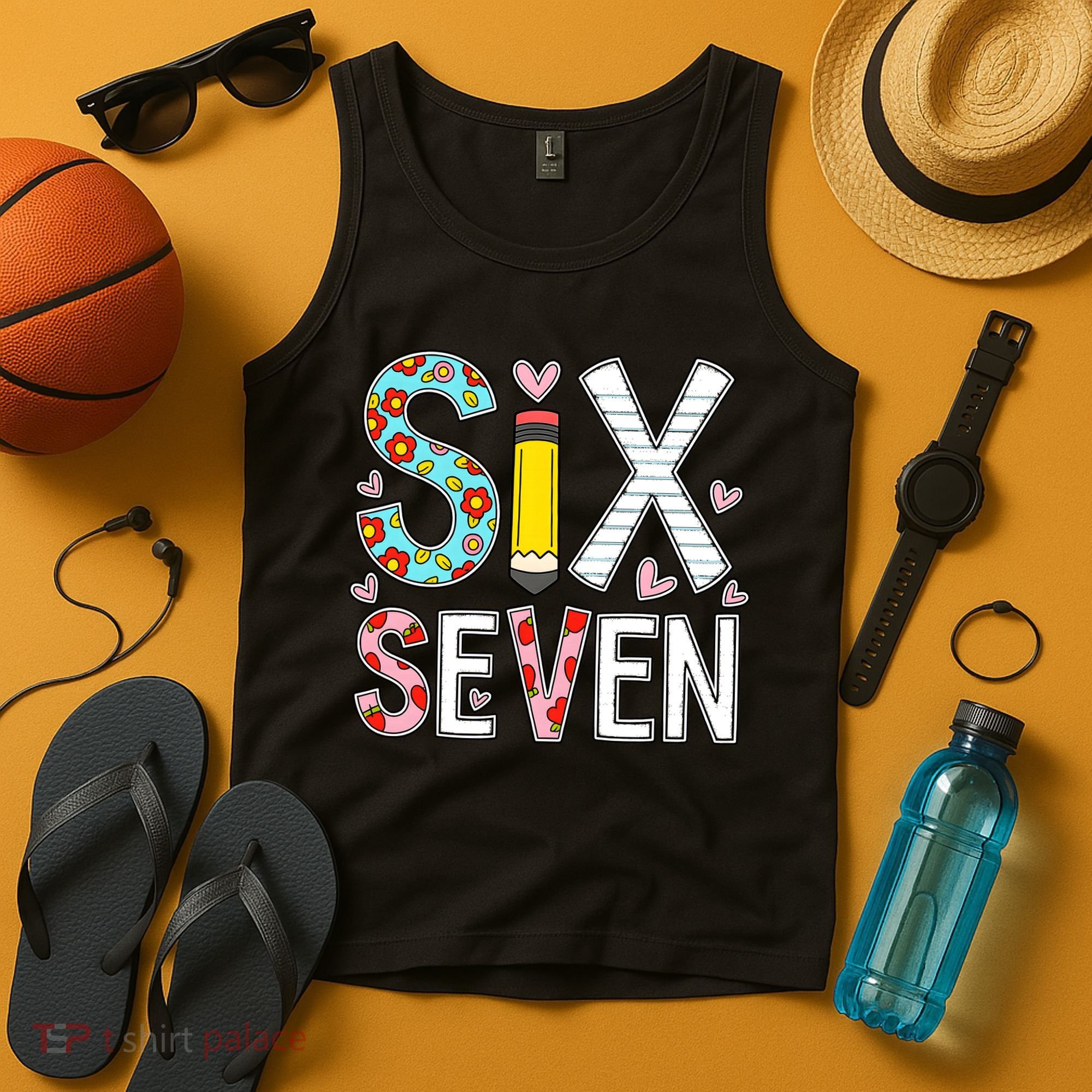 67 Six Seven 6 7 Meme For Teachers Tank Top