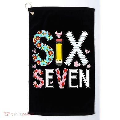 67 Six Seven 6 7 Meme For Teachers Golf Towel