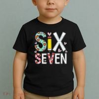 67 Six Seven 6 7 Meme For Teachers Toddler T-Shirt thumb 2