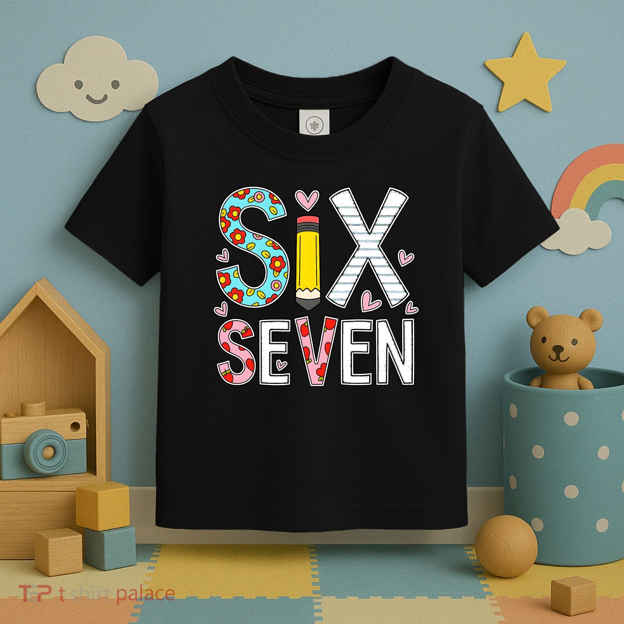 67 Six Seven 6 7 Meme For Teachers Toddler T-Shirt