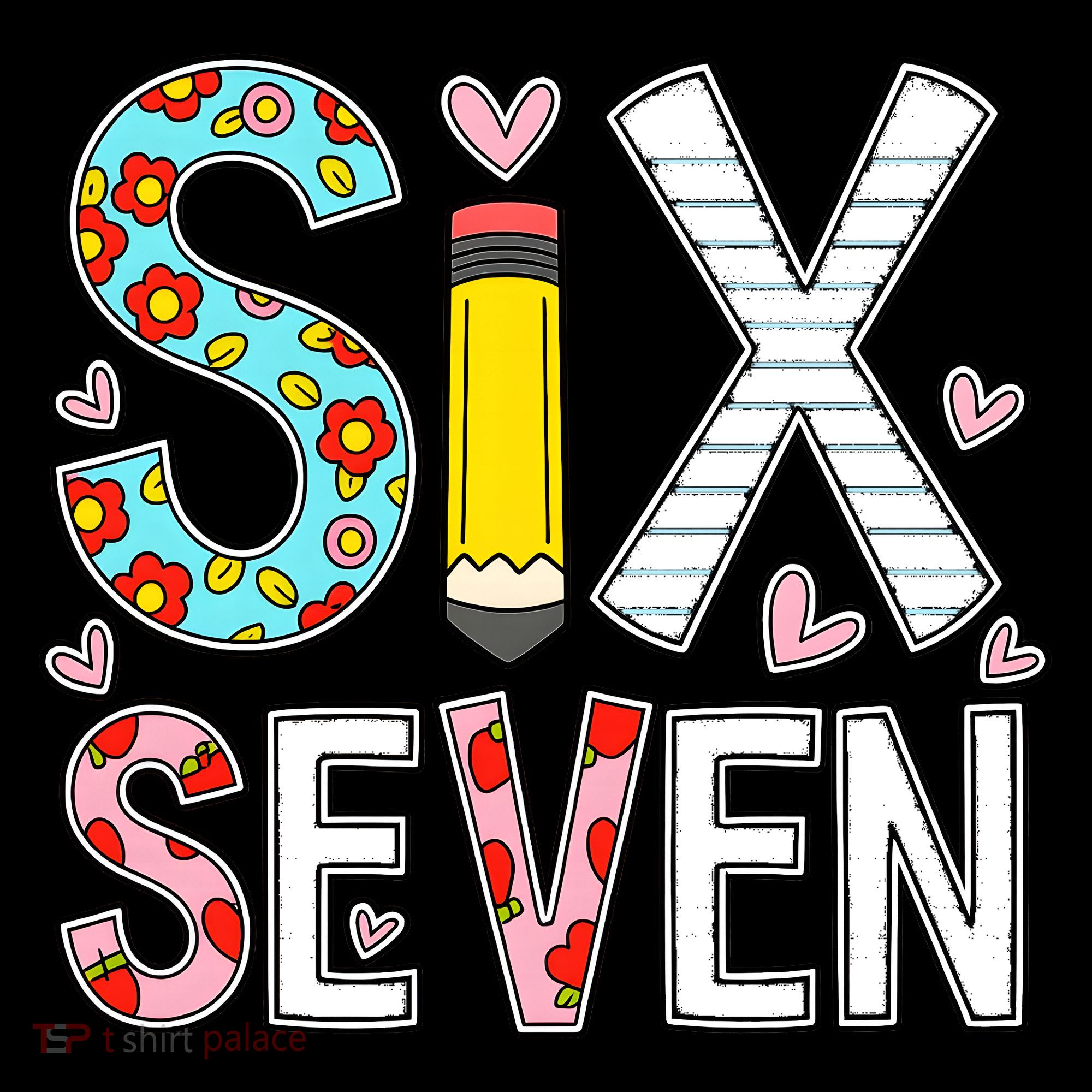 67 Six Seven 6 7 Meme For Teachers Kids Sweatshirt