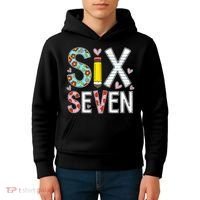 67 Six Seven 6 7 Meme For Teachers Kids Hoodie thumb 4