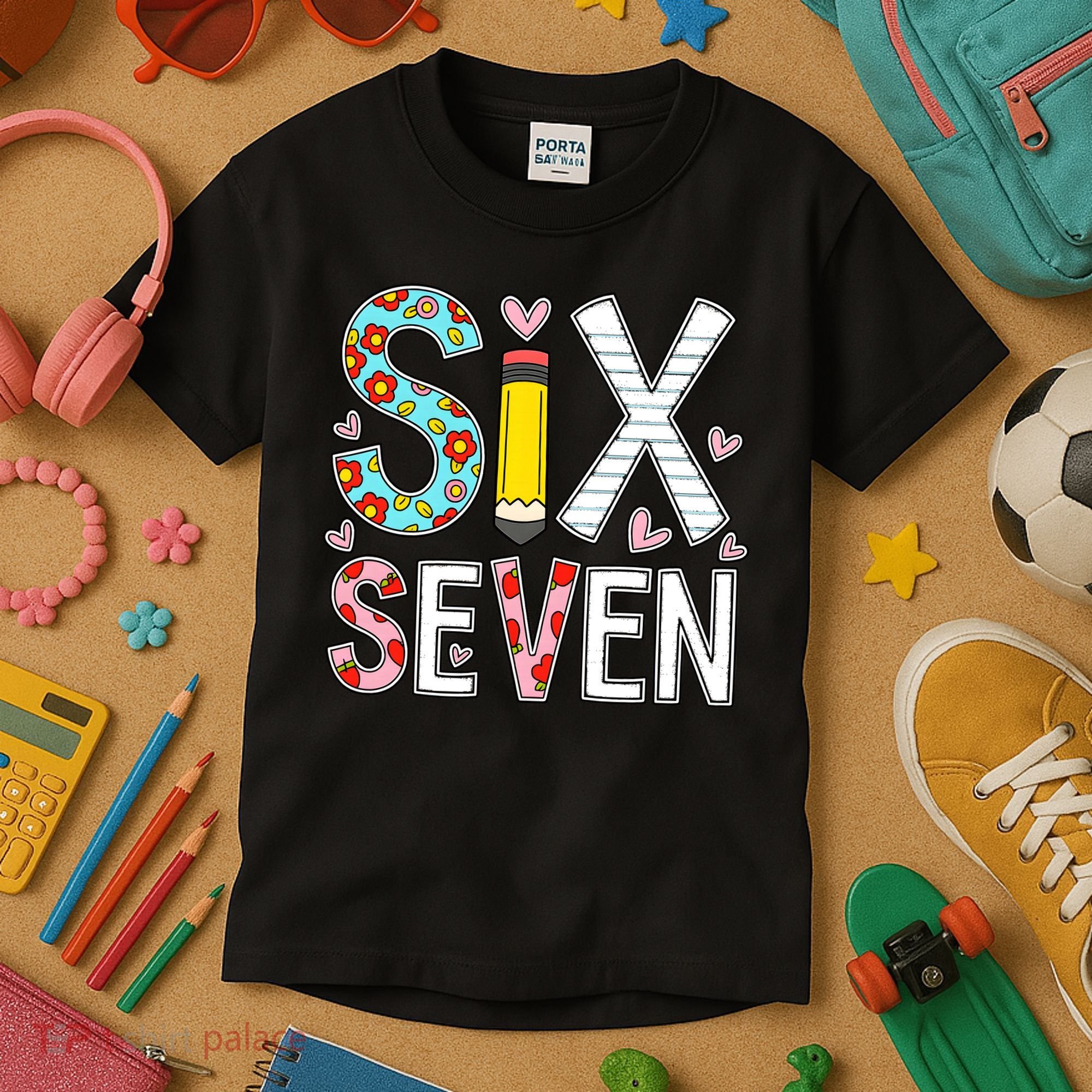 67 Six Seven 6 7 Meme For Teachers Kids T-Shirt