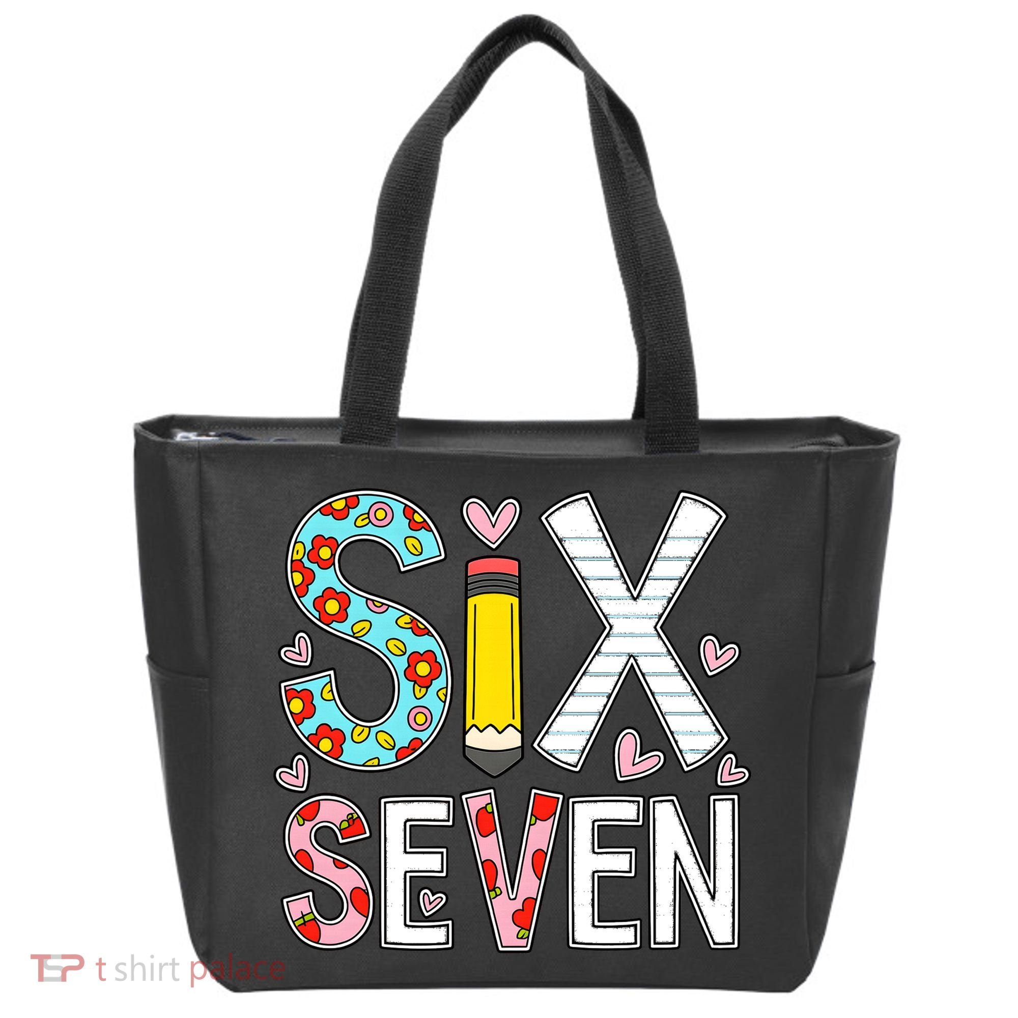 67 Six Seven 6 7 Meme For Teachers Tote Bag