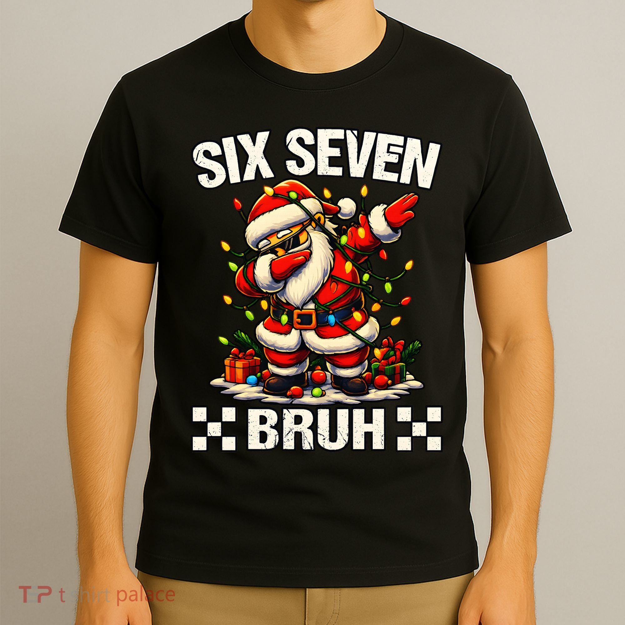 67 Six Seven Bruh Funny Christmas 6-7 Meme T-Shirt
