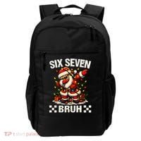 67 Six Seven Bruh Funny Christmas 6-7 Meme Backpack thumb 0