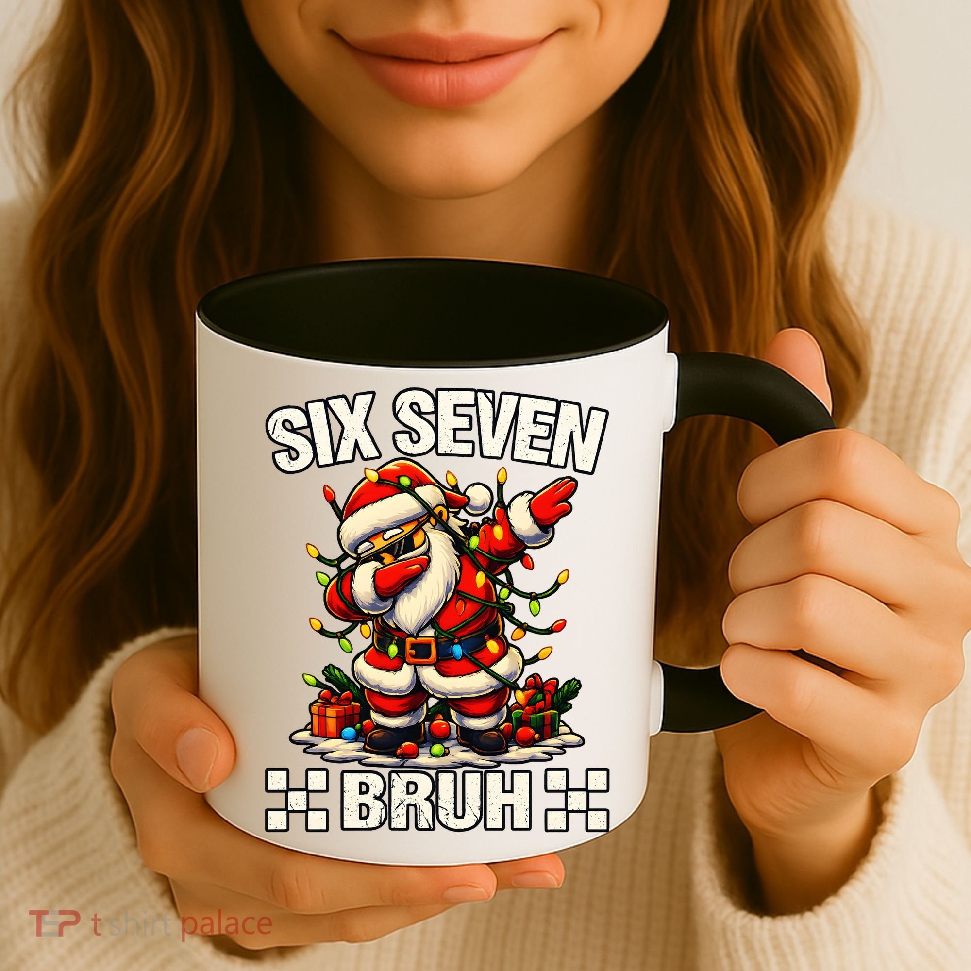67 Six Seven Bruh Funny Christmas 6-7 Meme Coffee Mug